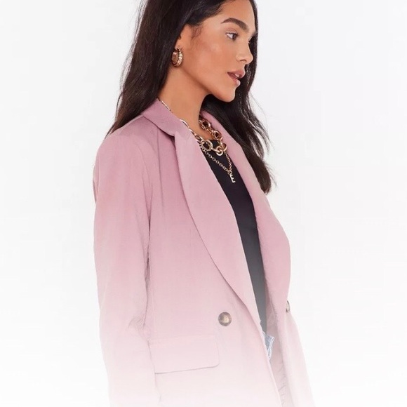 Small Pink Linen Blazer barely worn - Picture 4 of 4